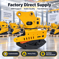 Excavator Forestry Grapple Saw Hydraulic Tree Cutter Attachment NM400 Material Gear for Logging Timber Handling Land Clearing