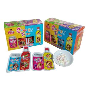 Commercio all'ingrosso della fabbrica divertente bottiglia di Soda dolce Mix frutta pressa caramelle un pezzo sacchetto di zucchero 13g - Product Image 1