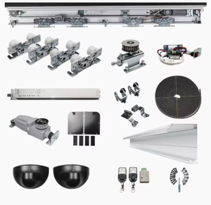 कोब मॉल स्टेनलेस स्टील स्वचालित सेंसर स्लाइडिंग इलेक्ट्रिक ट्रैक एक्सेस सिस्टम गैरेज वर्कशॉप अपार्टमेंट अस्पताल डीसी के लिए - Product Image 3