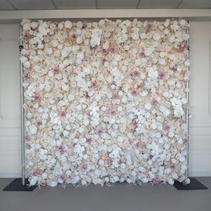 Panneau mural floral élégant 8x8 pieds, toile <span class=keywords><strong>de</strong></span> fond florale, OEM, Artificiales Parete Floreale, Blumenwand Artificielle, Mur <span class=keywords><strong>De</strong></span> Fleurs - Product Image 6