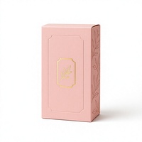 Boîte cosmétique pliante personnalisée en carton rectangulaire, emballage en papier pour soins de la peau, bougies, emballage cadeau