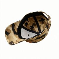 Casquette de golf vintage à imprimé camouflage, logo personnalisé OEM, chapeau réglable, multi-usages, chapeau unisexe pour l'extérieur