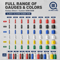 Câble en cuivre flexible, vente en gros d'usine, UL30057, haute tension 5000V, fil isolé SR, câble certifié pour connexion de moteur