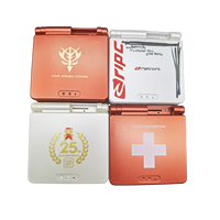 YXF pour SP 25e anniversaire, coque en plastique ABS pour GameBoy Advance SP, boîtier de remplacement, coque de remplacement, 6 mois