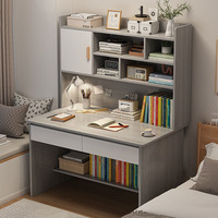 Escritorio de Madera Jiele JX-A09S, Librería Simple Integrada para el Hogar, Escritorio de Estudio para Estudiantes de Gran Capacidad, Escritorio para Computadora de Escritorio