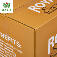Cajas Cuadradas Hechas a Mano, Biodegradables, Ecológicas, de Papel, Material Corrugado, Materiales Reciclados para Alimentos, Regalos, con Logotipo
