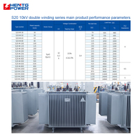 Le transformateur immergé dans l'huile 10kV de distribution de S11-50KVA de puissance de Hentg a entré le transformateur triphasé de design compact extérieur d'utilisation