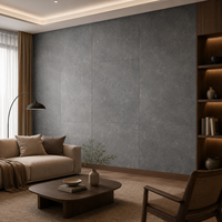 Panel de Cristal de Carbono Gris Oscuro, Sistema de Pared Comercial WYRAX