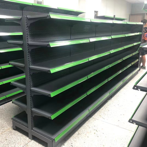 Thực tế nhiệm vụ ánh sáng thép hàng tạp hóa Kệ siêu thị kệ với điều chỉnh trở lại nhanh chóng cài đặt cho cửa hàng tiện lợi sử dụng - Product Image 3