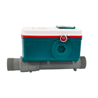 Compteur d'eau ultrasonique LoRaWAN DN20 IP68 4G/NB-IoT/RS485/Modbus avec contrôle de vanne, prépayé, numérique, en plastique ABS