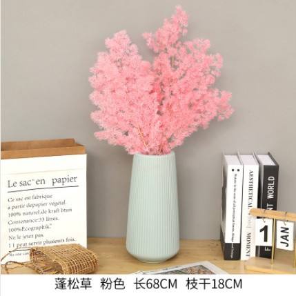 Flor eterna rosa esponjosa