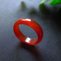 Bague en cristal d'agate blanche naturelle, bagues en pierre précieuse d'agate verte jaune noire de cornaline teintée authentique pour bijoux unisexes