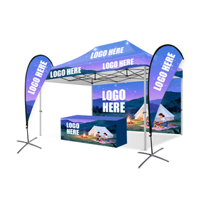Gazebo Pieghevole Impermeabile 4x6 m con Logo Pubblicitario Personalizzato, Pronto per la Spedizione, per Eventi all'Aperto - Product Image 3