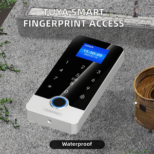 TUYA-Control de acceso por huella dactilar inteligente para exteriores, aplicación móvil <span class=keywords><strong>Bluetooth</strong></span>, compatible con tarjeta MF impermeable, servidor en la nube, personalizable ODM - Product Image 2