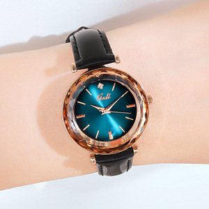 Reloj de pulsera de cuero para mujer, estilo coreano, moderno, informal, resistente al agua, de cuarzo, para estudiantes - Product Image 3