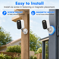 Nouvelle Caméra WiFi Solaire 4MP 2026 avec Batterie, Détection de Mouvement PIR Sans Fil, Audio Bidirectionnel, Étanche, Compatible Tuya APP pour Sécurité Domestique