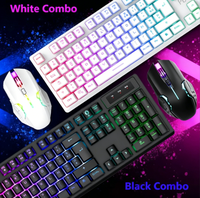 Produk Baru Grosir Keyboard dan Mouse Gaming Combo Nirkabel untuk Kantor Laptop Game RGB PC Komputer Mouse dan Keyboard Nirkabel