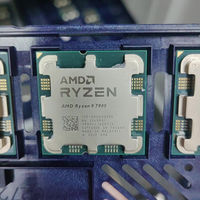 AMD Ryzen 9 7900 d'occasion (socket AM5), 12 cœurs et 24 threads. Entièrement fonctionnel.