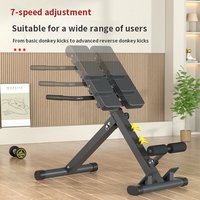 Chaise Romaine, Banc d'Hyperextension, Équipement de Fitness à Domicile, Tabouret Romain pour l'Entraînement de Force Corporelle