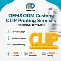 Servicio de Impresión 3D CLIP, Fabricación Rápida de Prototipos en Plástico/Metal/Resina, Aplicaciones Industriales Personalizadas, Piezas Funcionales