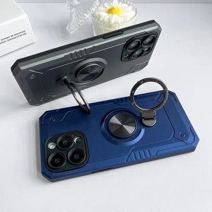 เคสโทรศัพท์กันกระแทก2 in 1, เคสโทรศัพท์กันกระแทกสำหรับ <span class=keywords><strong>OPPO</strong></span> A3 Pro A3 A3x A60 A80 A40ติดรถยนต์ฝาครอบที่ยึดห่วงแม่เหล็ก - Product Image 4