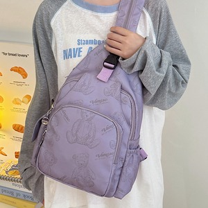 Crossbody Bag With Bear Print Lightweight Chest Bag For Women Everyday Use Spring 2024 - Product Image 3