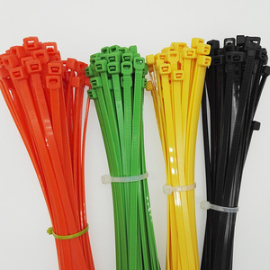 Bridas de nailon negras de alta resistencia 3.6*100mm Serie PA66 Autoblocantes Ignífugas UL94V-2 -40~85°C Marca GINO Certificación ROHS REACH - Product Image 2