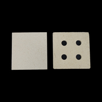 Plaques en céramique Cordierite Mullite rondes/carrées pour fours, avec service de découpe, haute résistance au feu, certifiées ISO 9001