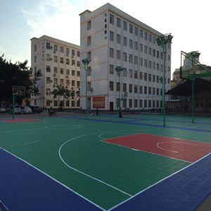 Revêtement de sol sportif modulaire approuvé par l'ITF pour les compétitions scolaires et les clubs, dalles de sol pour terrains de tennis - Product Image 5