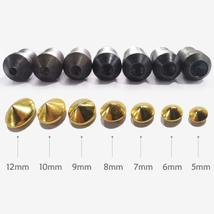 BDRAY Matrices de rivets coniques en fer de qualité DIY, forme champignon, pour réparation de chaussures, style classique KQ-SYJ04012 - Product Image 5