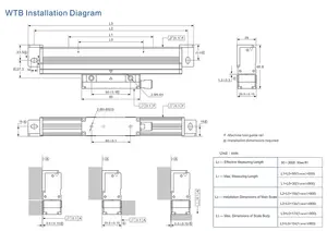 Balance linéaire optique de haute précision, avec lecture numérique pour fraiseuse, vente directe d'usine