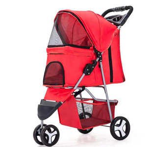 पालतू वाहक Strollers पालतू आउटडोर Foldable वियोज्य कुत्तों के लिए पालतू घुमक्कड़ ट्राली गाड़ी यात्रा तह वाहक - Product Image 2