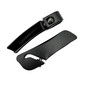 Poignée de guidon de vélo de montagne en alliage d'aluminium Eagle Beak, noire, logo personnalisé, design ergonomique, accessoire de cyclisme - Product Image 5