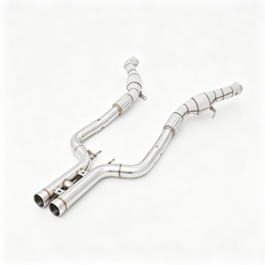 Downpipe de haute qualité avec bouclier thermique 200/300 cellules pour Mercedes-Benz <span class=keywords><strong>S</strong></span> 65 AMG W222 6.0L <span class=keywords><strong>V12</strong></span> bi-turbo 2015-2019 - Product Image 3