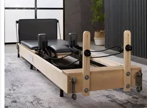 Springplank Draagbare Veren Opvouwbare Eco-Vriendelijke Home Gym Apparatuur Pilates Reformer Machine Opvouwbaar