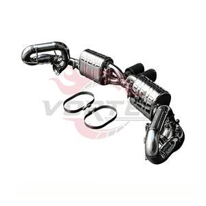 Système d'échappement Valvetronic Vortex en acier inoxydable poli 304 haute performance, soudé TIG, pour Porsche 911 991 GT3 4.0L - Product Image 4