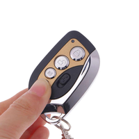 Télécommande de porte de garage 433 MHz, clé de clonage automatique 315 MHz, boîtier en plastique, option universelle pour domotique, 4 boutons