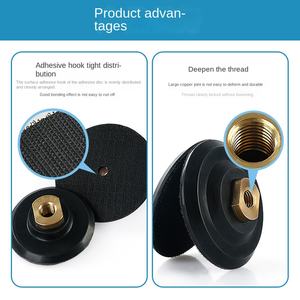 Disco de Pulido de Piedra Abrasiva PEX <span class=keywords><strong>para</strong></span> Agua, Disco de Goma de <span class=keywords><strong>Cobre</strong></span> Grande, Adhesivo, <span class=keywords><strong>para</strong></span> Amoladora Angular, Papel de <span class=keywords><strong>Lija</strong></span> Autoadhesivo con Base de Ventosa - Product Image 3