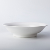 Bol à ramen en céramique et porcelaine de style japonais et coréen, sur pied haut, écologique, idéal pour les soupes et les nouilles lors de vos réceptions