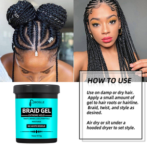 Gel de verrouillage des cheveux pour tressage 16oz sans écaillage et forte utilisation en salon dompte les bords des frisottis - Product Image 6