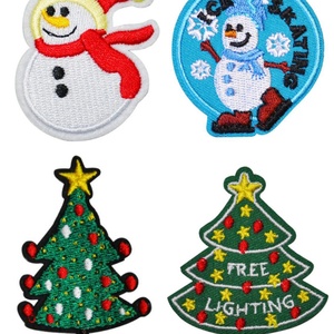 Preciosos Accesorios Navideños, Parches Termoadhesivos para Ropa, Parches Navideños Tejidos con Dibujos Animados Personalizados - Product Image 6