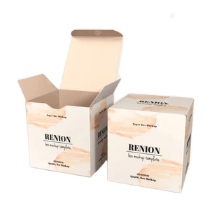 Boîte en carton personnalisée OEM, imprimée, étanche, pliable, de luxe, recyclable, pour produits cosmétiques, soins de la peau, crème pour le visage - Product Image 1