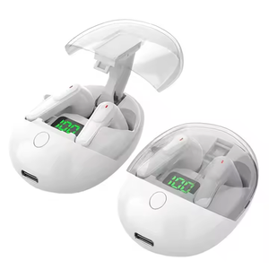 Audífonos TWS Inteligentes con Pantalla LED Digital Indicadora de Batería, Inalámbricos, con Gancho para la Oreja, para Teléfonos Inteligentes - Product Image 1