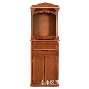 Nuevo Gabinete de Estilo Chino para Santuario Budista, Madera Maciza con Puertas, Altar Doméstico para Almacenamiento de Estatuas de Buda, Sala de Estar - Product Image 5