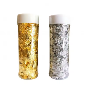 Foglia d'Oro all'Ingrosso 2g/Bottiglia, Scaglie di Oro di Lusso per Feste di <span class=keywords><strong>Compleanno</strong></span>, Matrimoni, San Valentino, Accessori per Pasticceria - Product Image 4