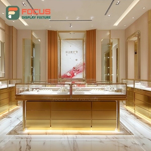 High Visibility Jewelry Retail Display System Polished Surface Jewelry Shop Display Counter - Product Image 5