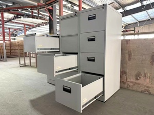Boîte de rangement A4 suspendue pour bureau, en fer, pour cartes et documents, avec serrure à clé, type tiroir, pour contrats et <span class=keywords><strong>dossiers</strong></span> d'employés, réglable - Product Image 2