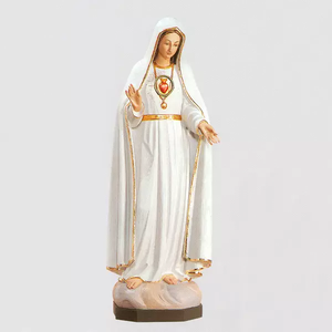 装飾のためのヨーロッパの装飾グラスファイバー屋外バージンマリア像彫刻 - Product Image 2