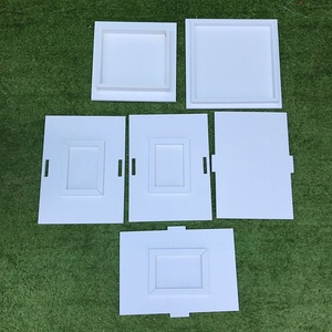 Hiện Đại Trắng PVC Roman cột vuông đạo cụ cho đám cưới bên vòm hình tổ chức sự kiện trang trí tiệc cơ sở hiển thị đám cưới - Product Image 4