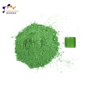 SGS aprobación Pampas Co-Zr-Si-Cd-Se-S Material inorgánico de cerámica de Color verde pigmento - Product Image 1